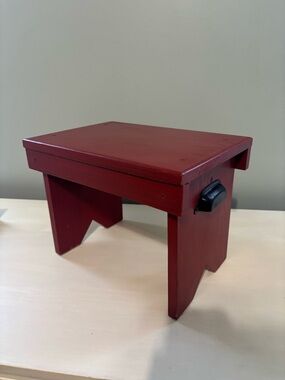 Red Stool Southern Living at Home
